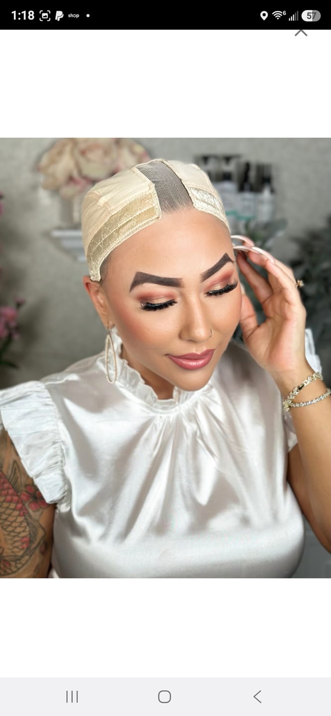 Customer photo review of Luxury Wig Cap