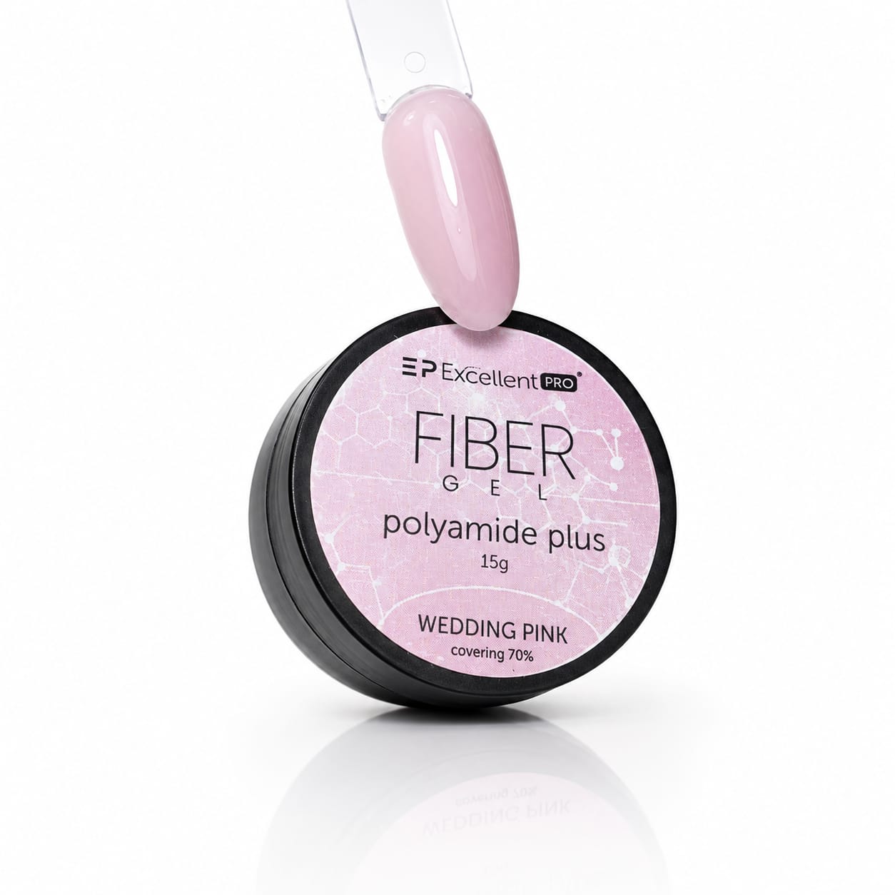 Customer photo review of Excellent Pro Fiber Gel Polyamide Plus Wedding Pink