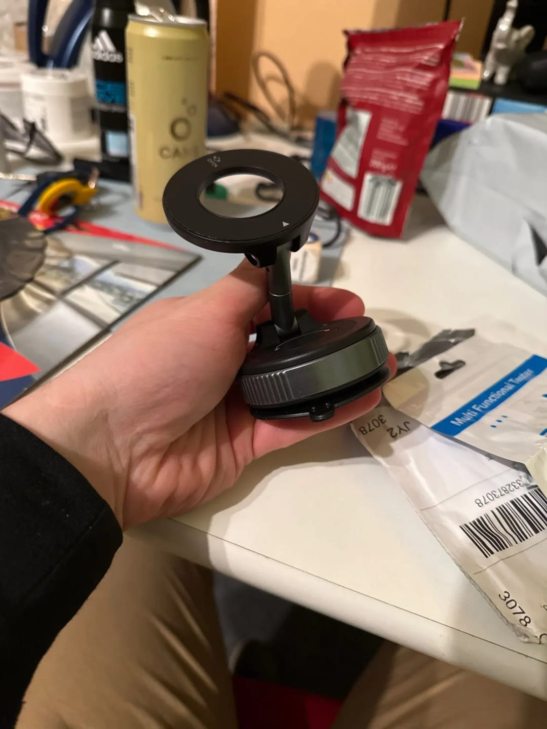 Customer photo review of Magnetic Phone Holder Foldable Design 360°