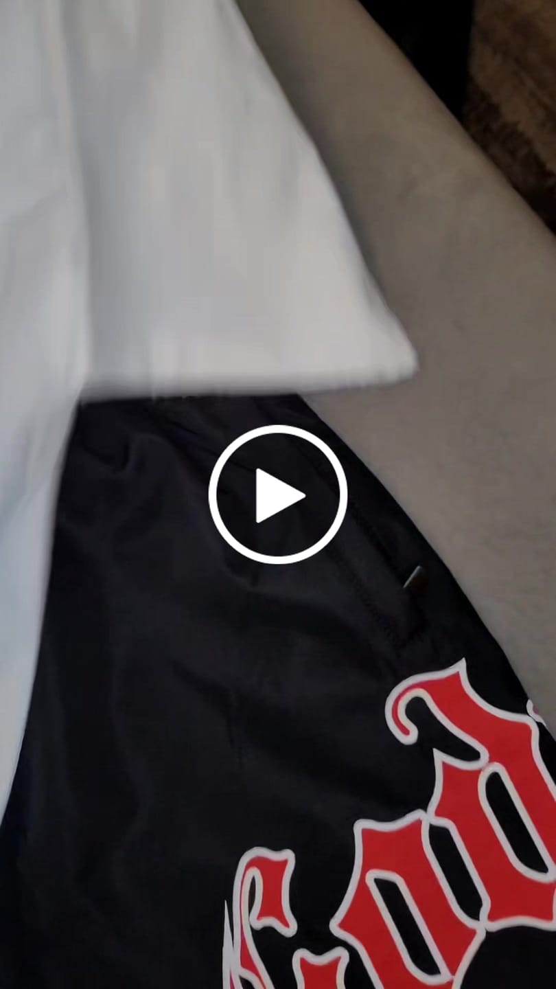 Customer video review of Godspeed Miami Skyline Tee Cream