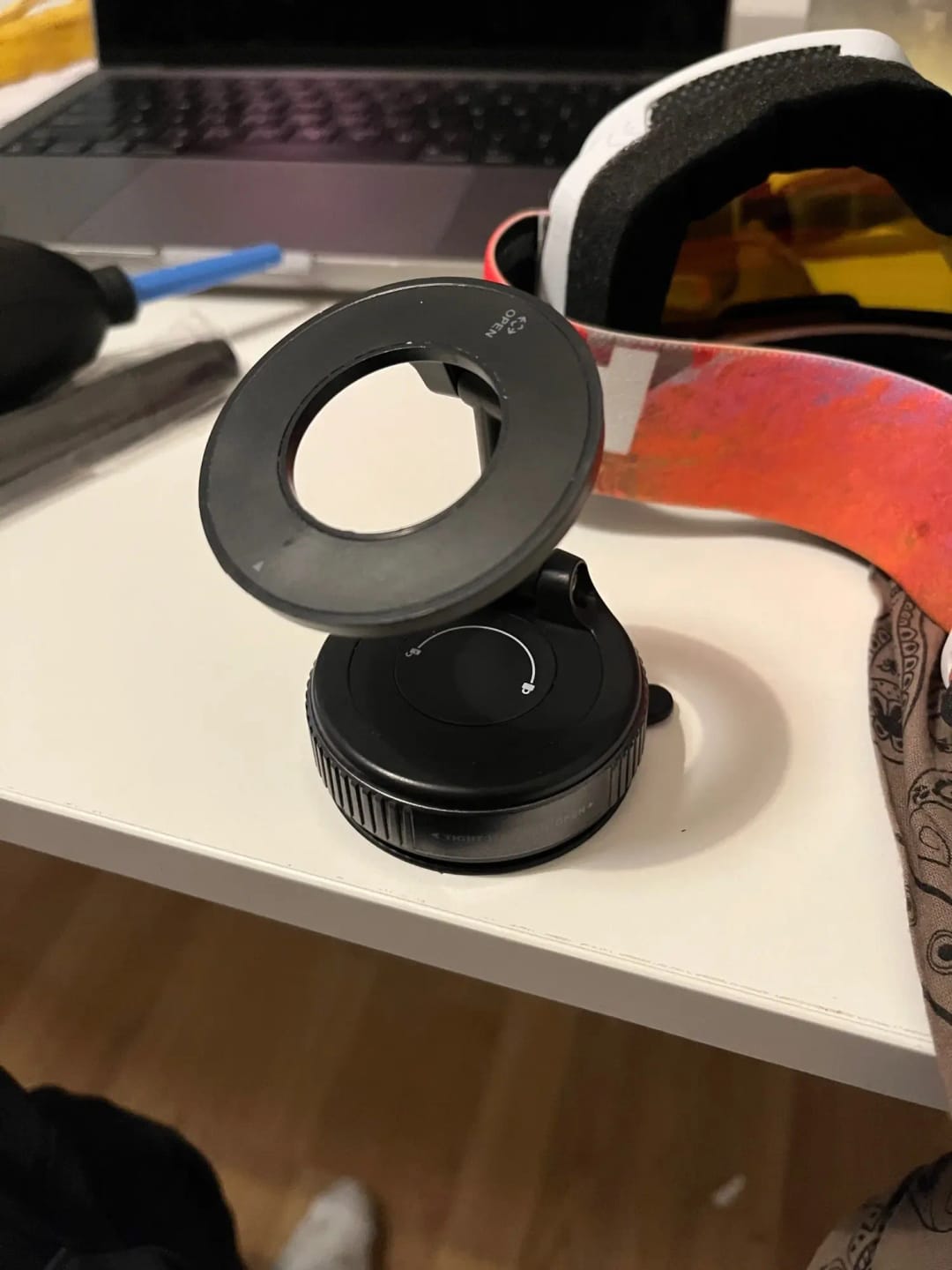 Customer photo review of Magnetic Phone Holder Foldable Design 360°