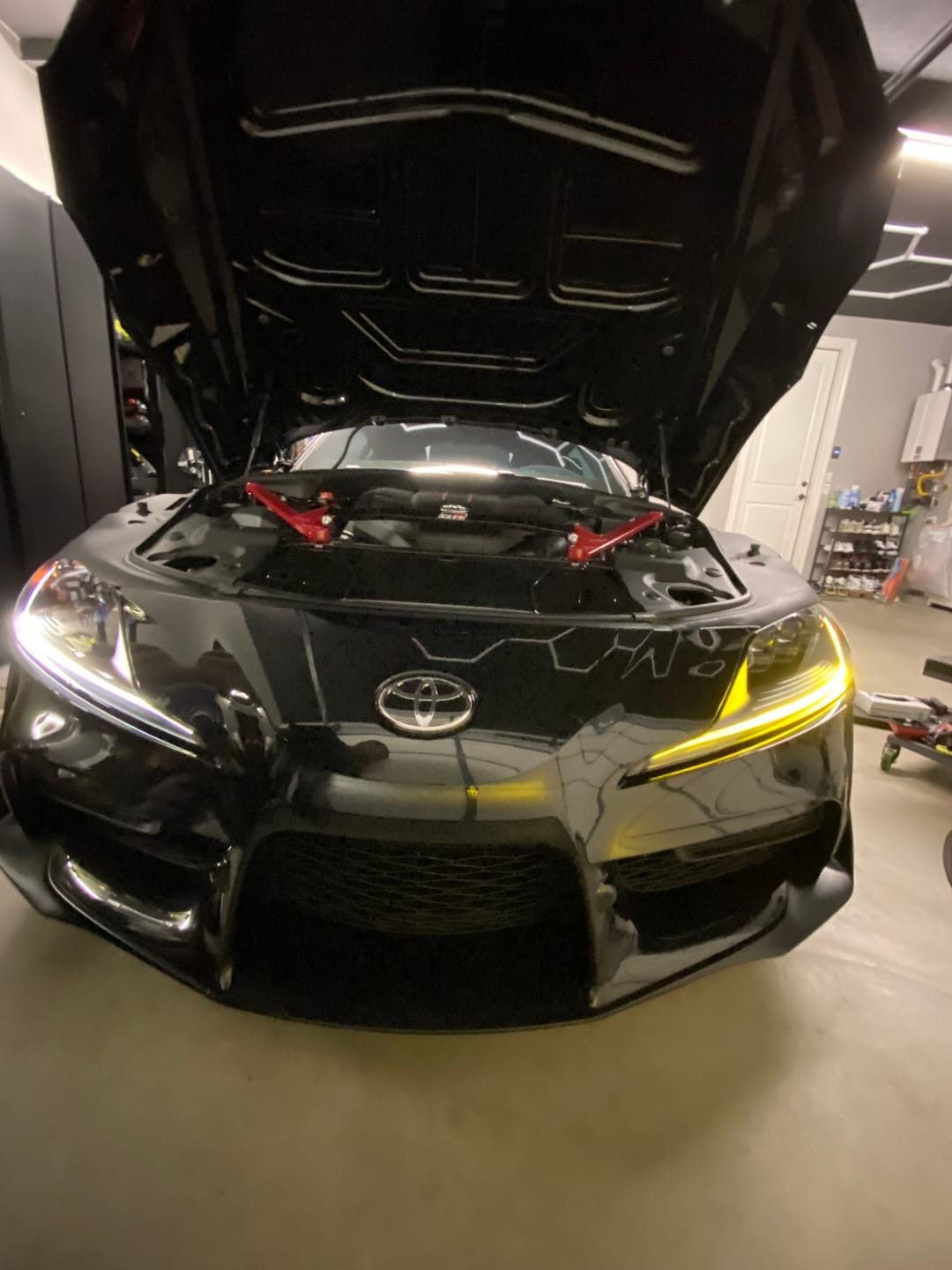 Customer photo review of TOYOTA A90 SUPRA CSL YELLOW DRL KIT