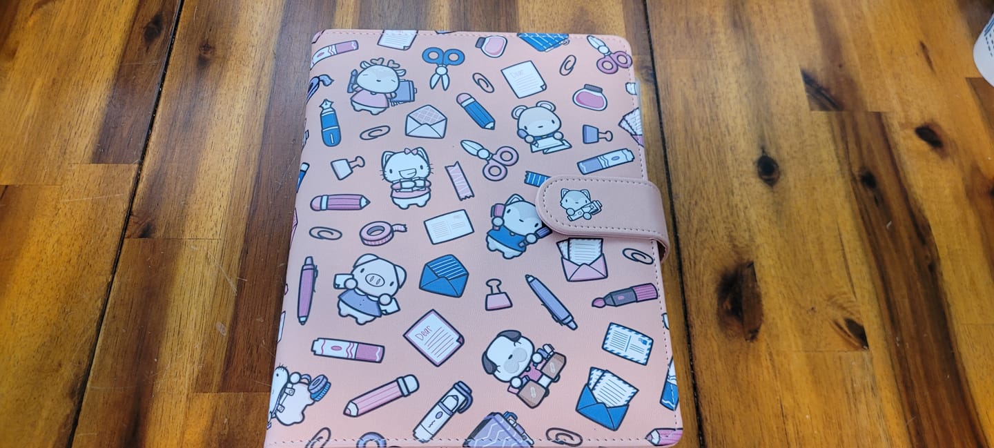 Customer photo review of Vegan Leather Binder/Planner - Stationery Buddies