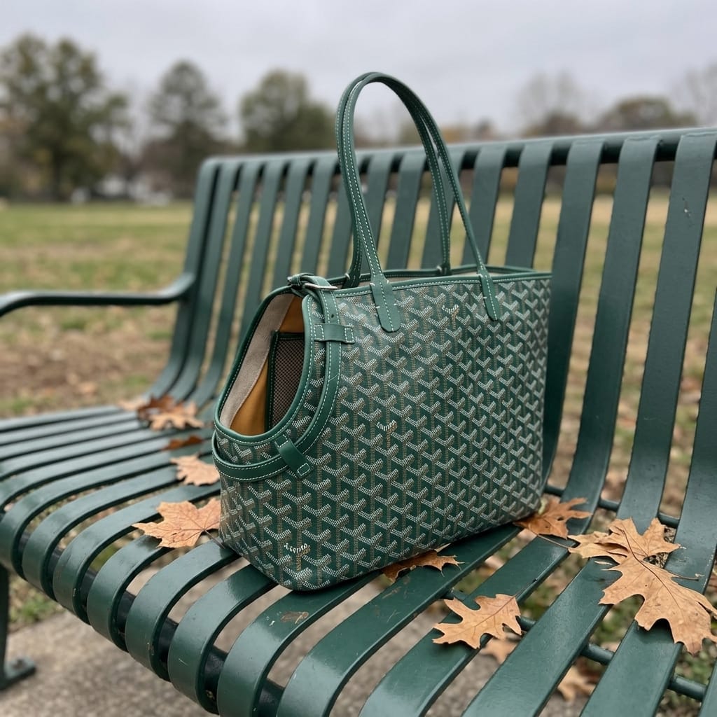 Customer photo review of Pawfect Travel Tote