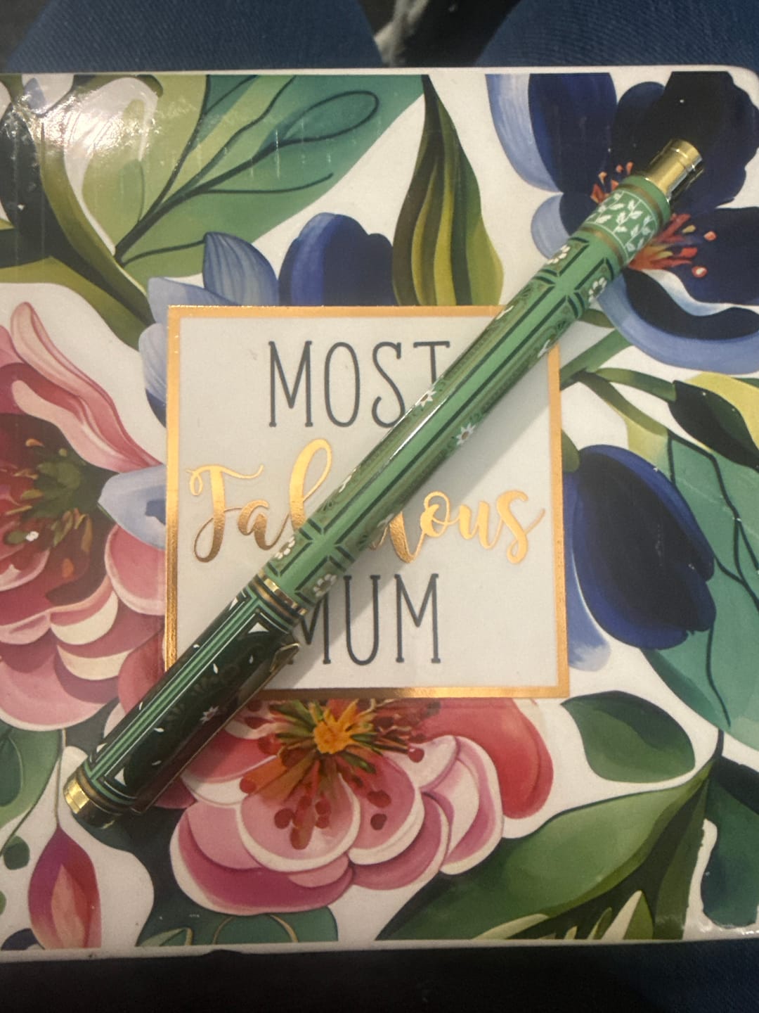 Customer photo review of Bibliophile Pen - Sage