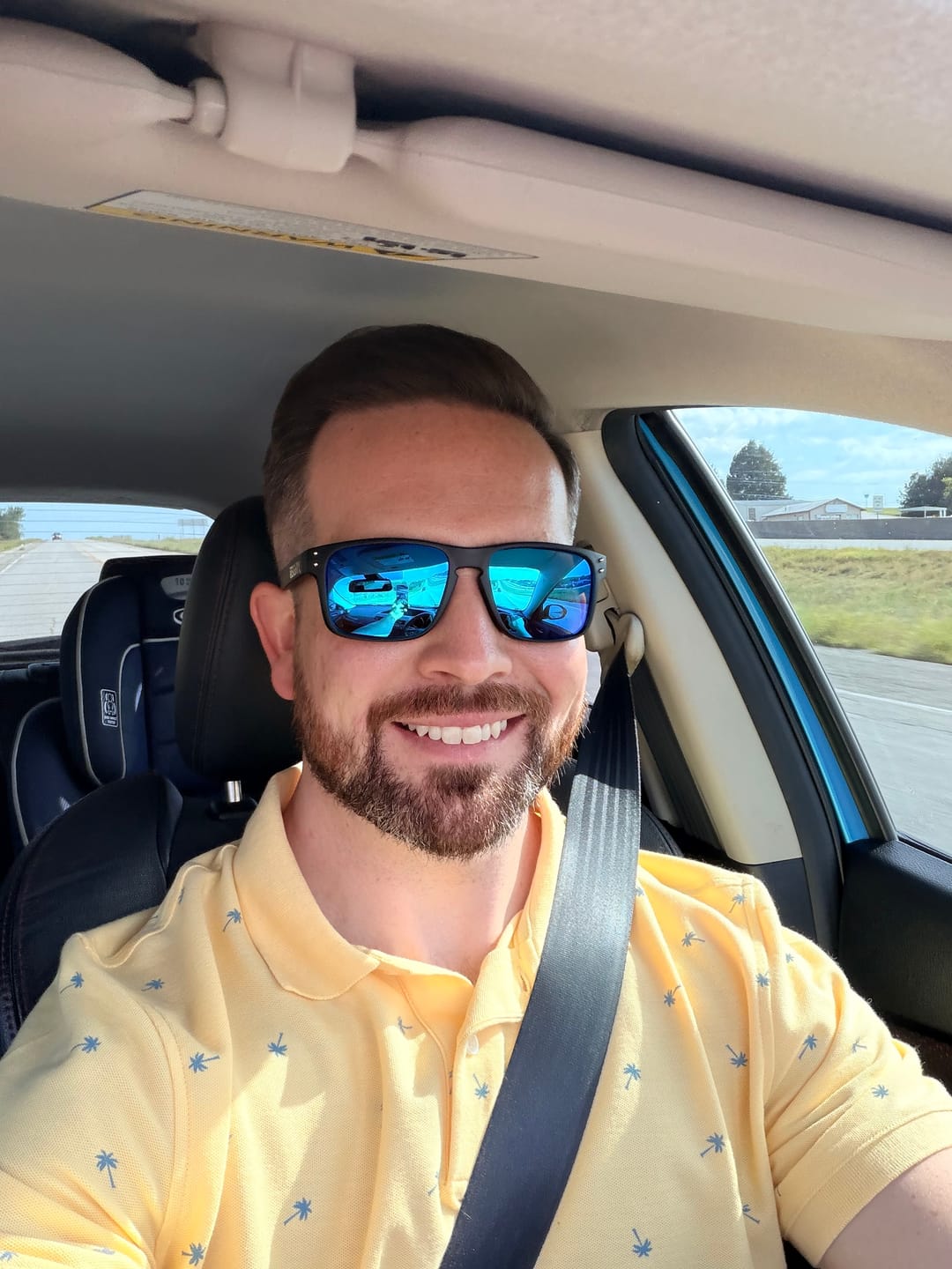 Customer photo review of 80Eighty® Polarized Sunglasses - Blue Chrome