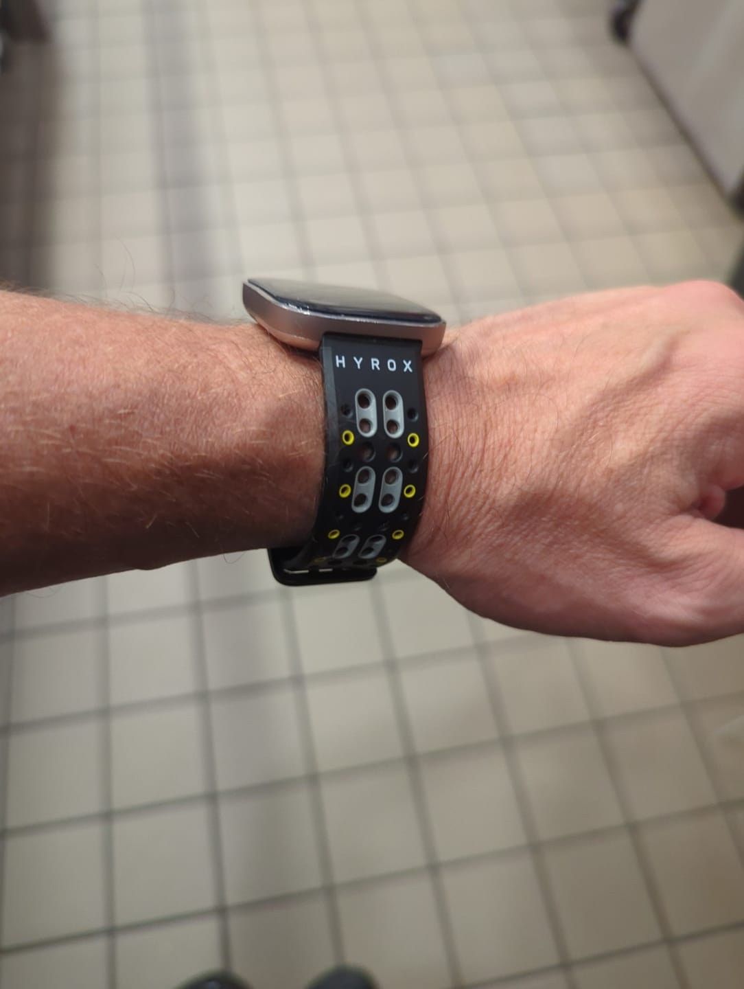 Customer photo review of HYROX Silicone Sports Strap (22mm)
