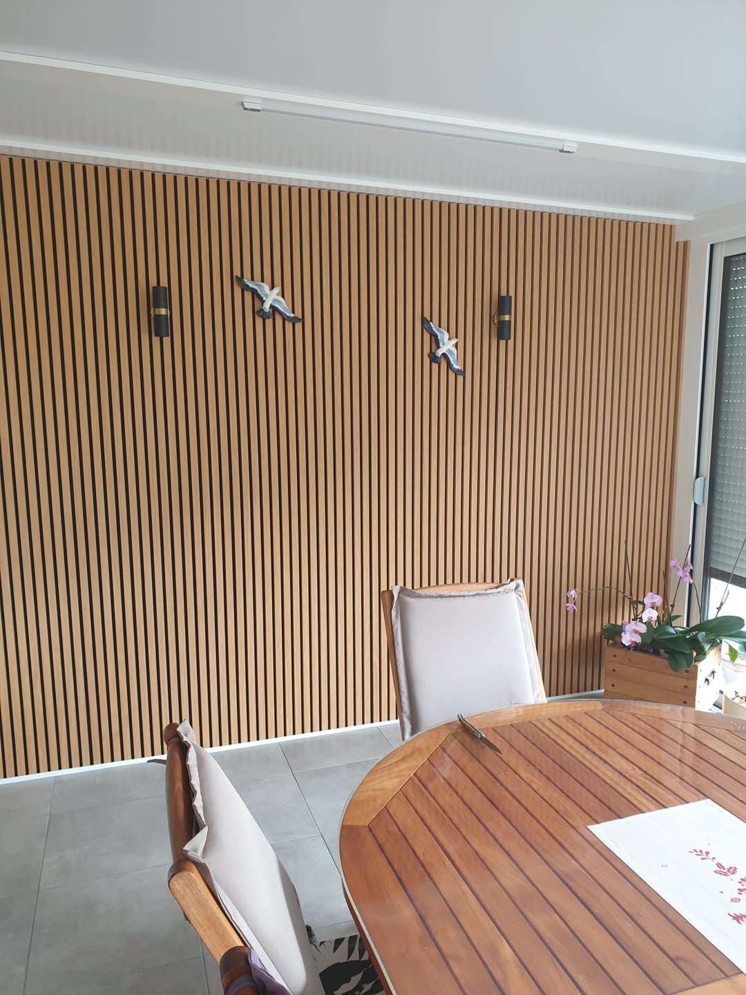 Customer photo review of Panneau acoustique en bois | Chêne Rustique | De première qualité