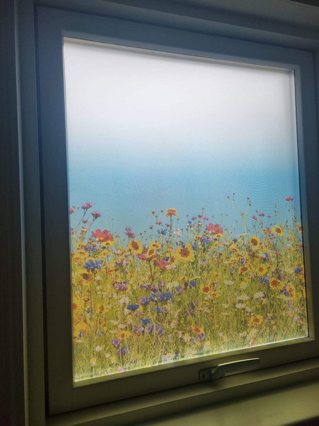Customer photo review of Static Premium Spring Flowers vindusfolie