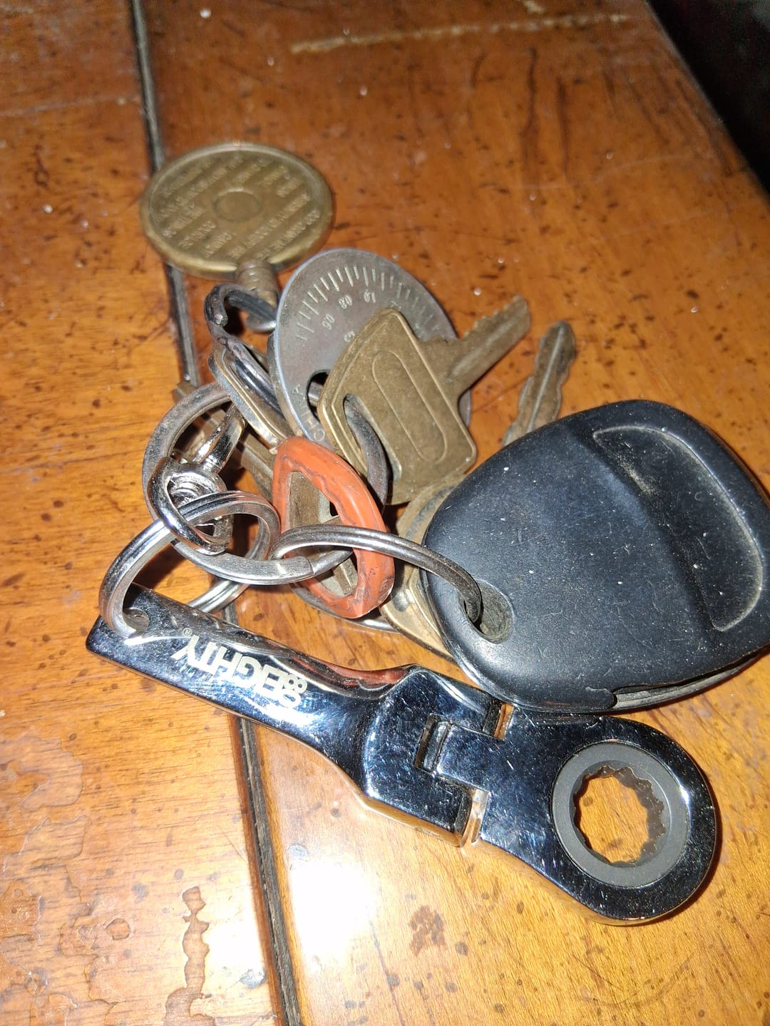 Customer photo review of 80Eighty® 10mm Wrench Keychain