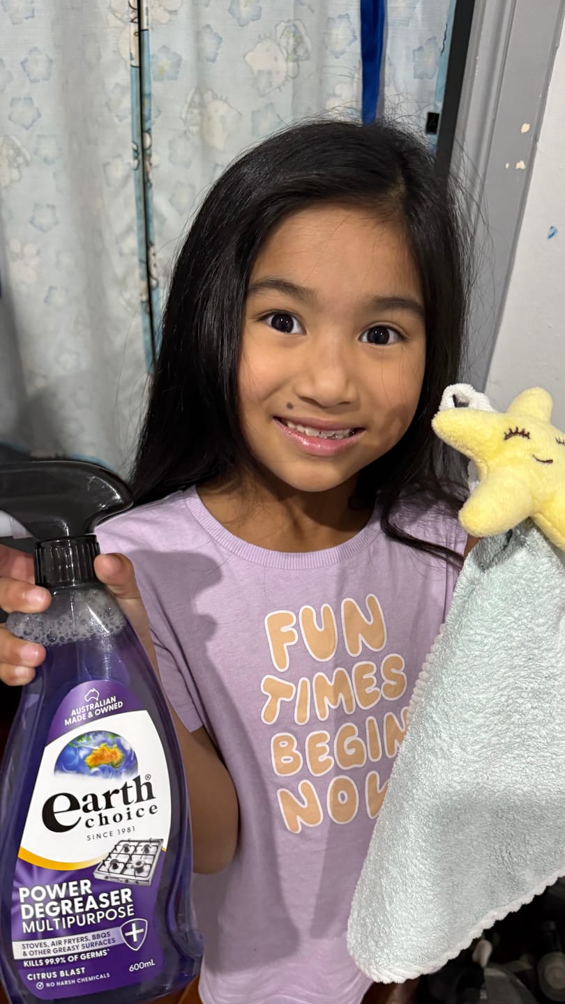 Customer photo review of Earth Choice Power Degreaser Multipurpose 600mL