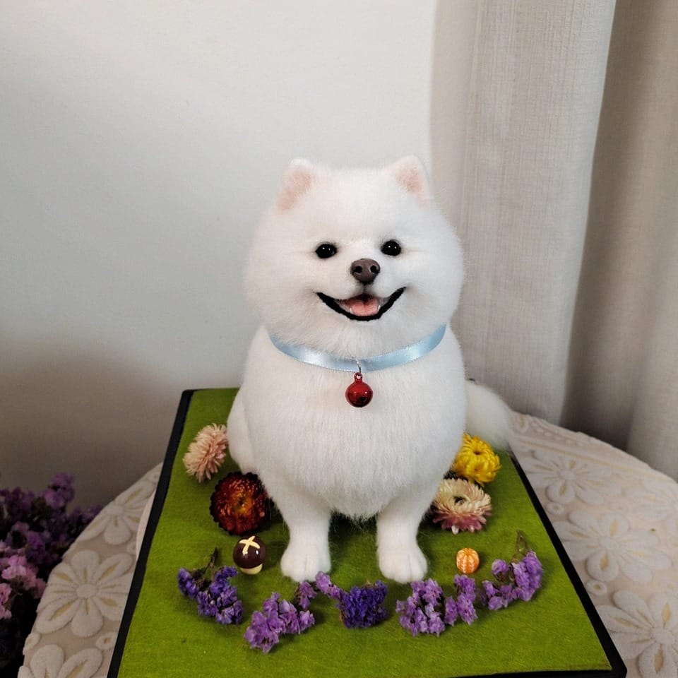 Customer photo review of Handmade Pet Felt Clones