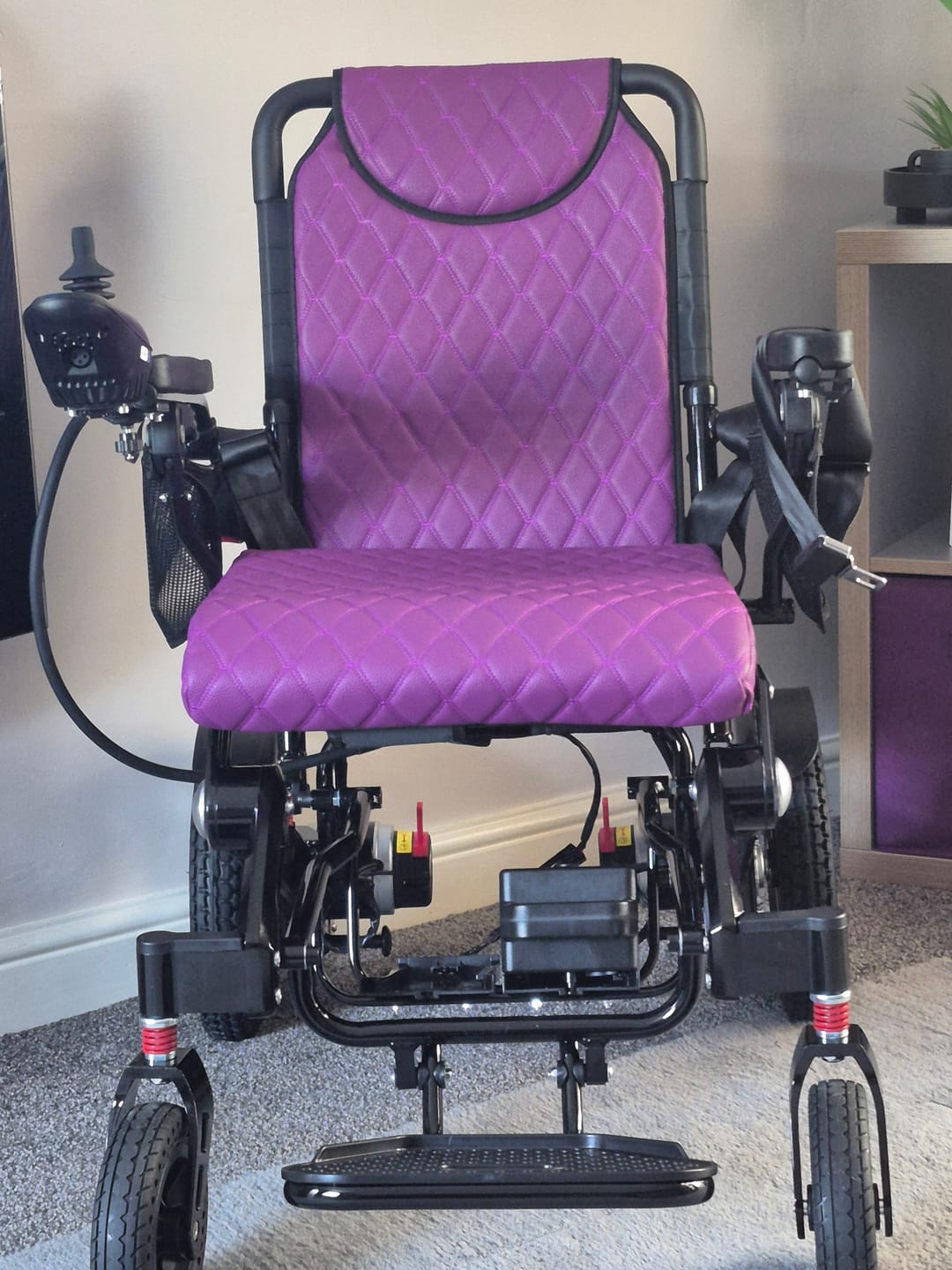 Customer photo review of Folding Lightweight Powerchair | Wide-Seat Freedom Pro ST