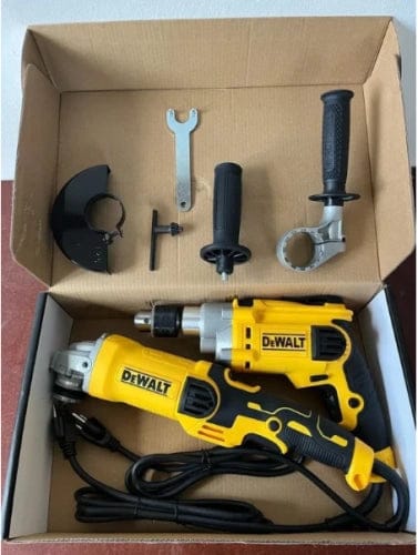 Customer photo review of Combo de taladro y pulidora AM dewalt