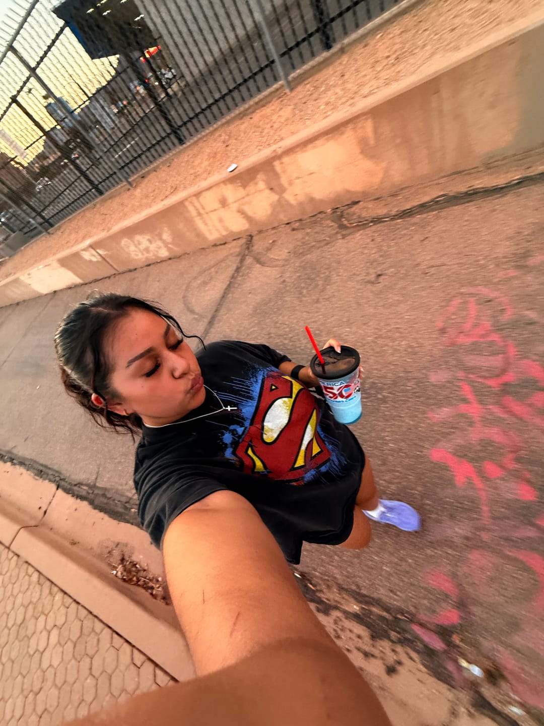Customer photo review of 4044 - Superman Graphic Tees