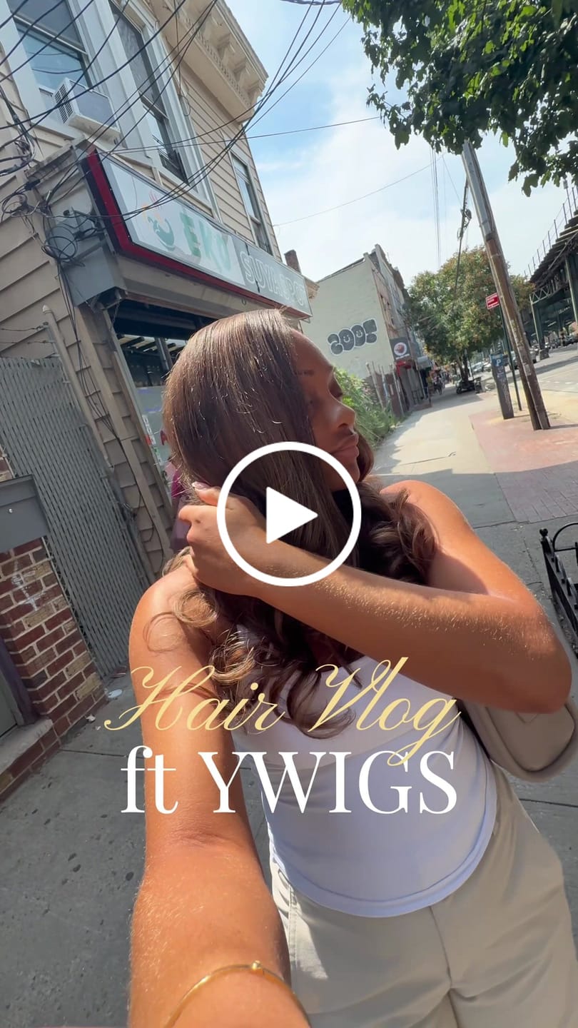 Customer video review of #4/#27/#30 Mix Color Blend Double Drawn Burmese Body Wave Weft Bundles