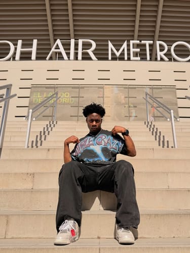 Customer photo review of Boxy L.A. Skyline Iced Out Tee-435