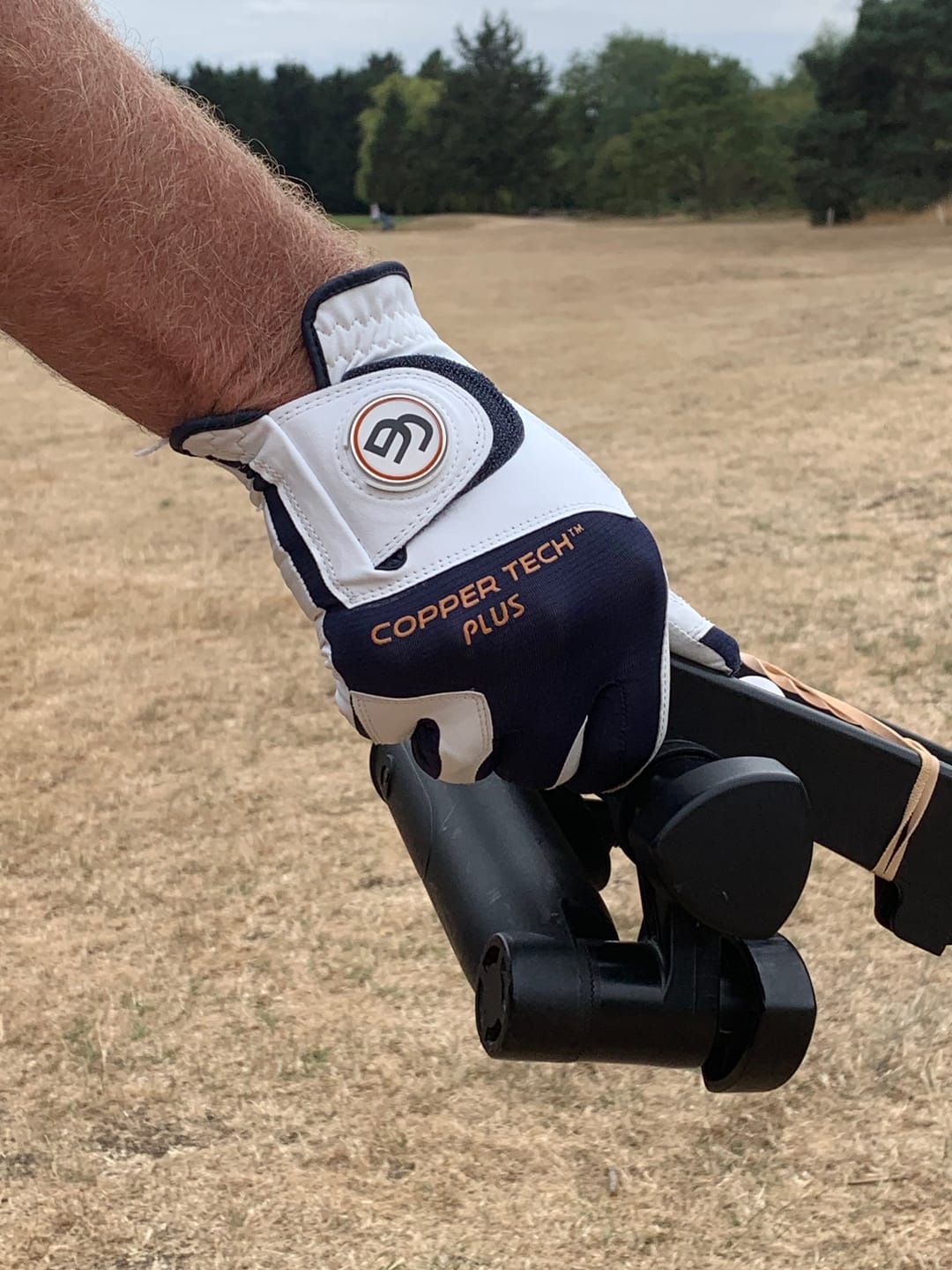 Customer photo review of WHITE/NAVY COPPERTECH PLUS ELITE GRIP ALL-WEATHER GLOVE