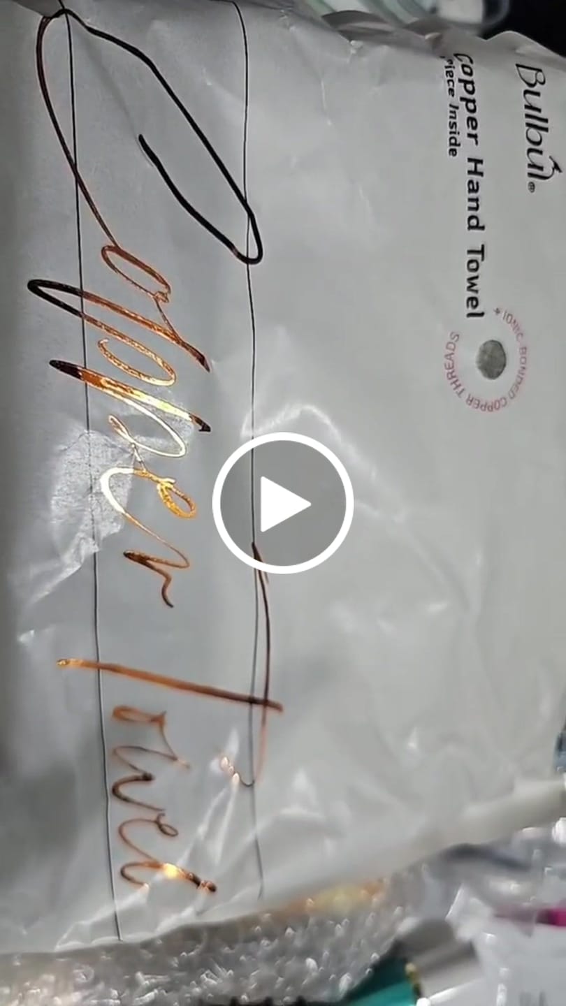 Customer video review of Premium Copper Hand Towel | Antibacterial