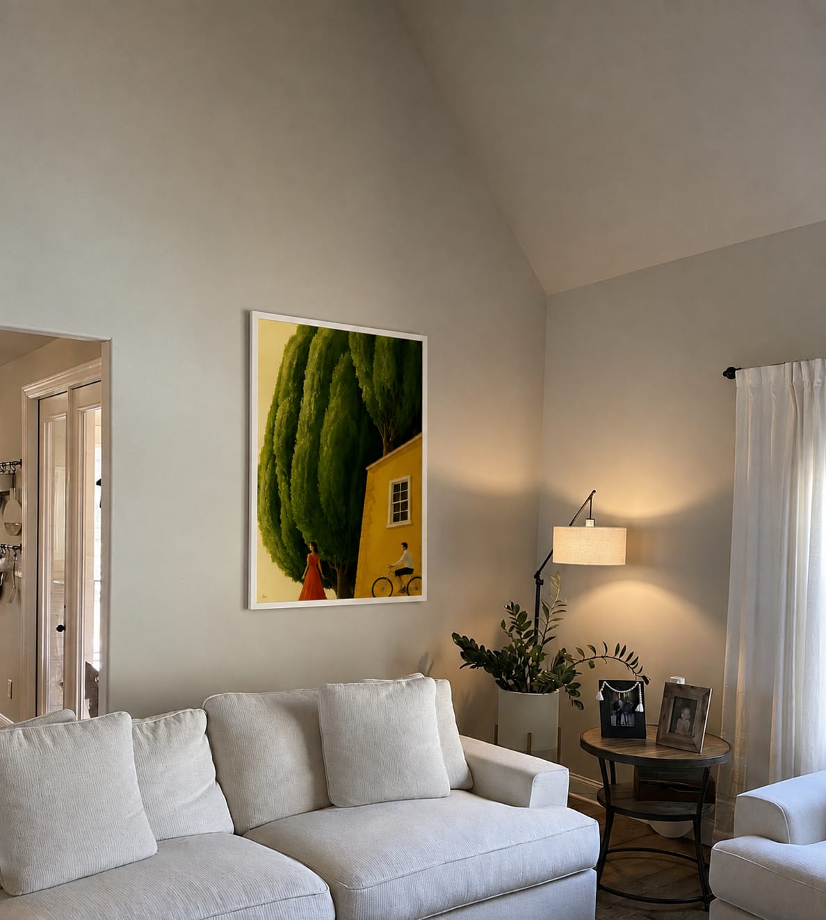 Customer photo review of Quiet Street Print