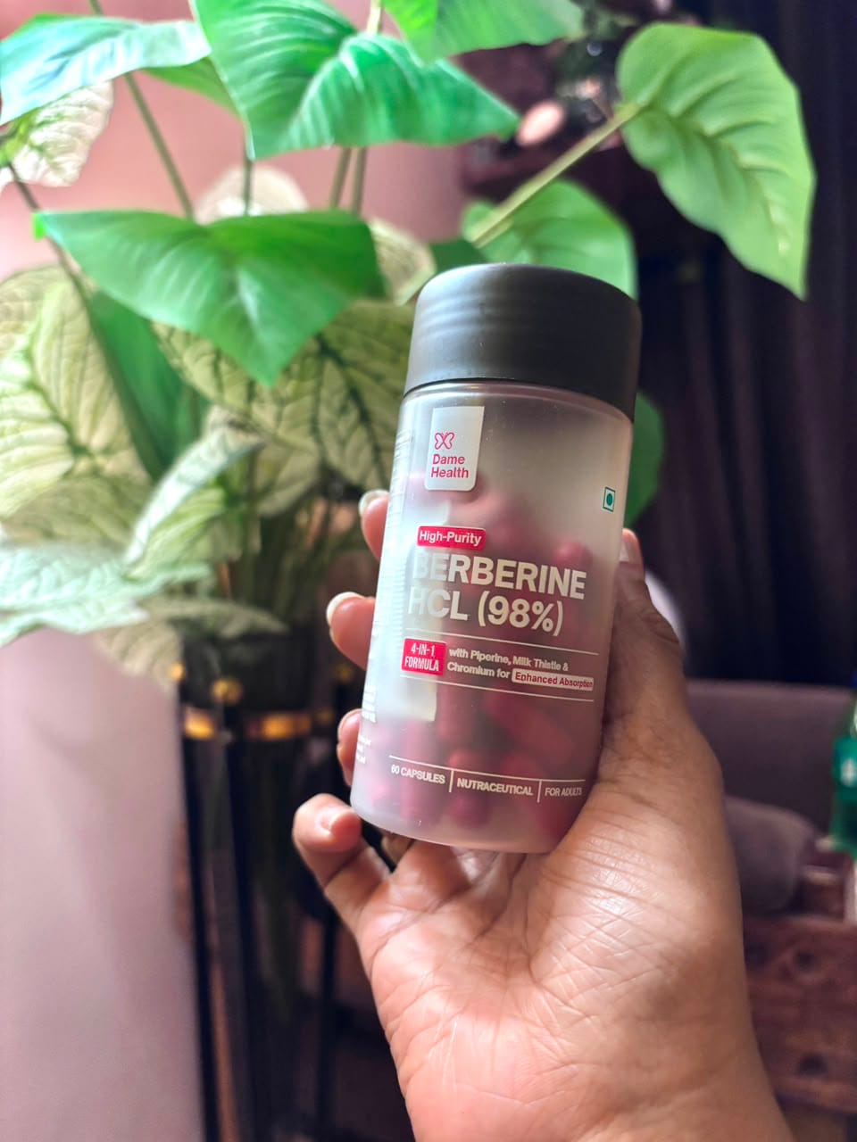 Customer photo review of Berberine HCL 98% + Milk Thistle |  Complete Metabolic Support | Gynac-Formulated