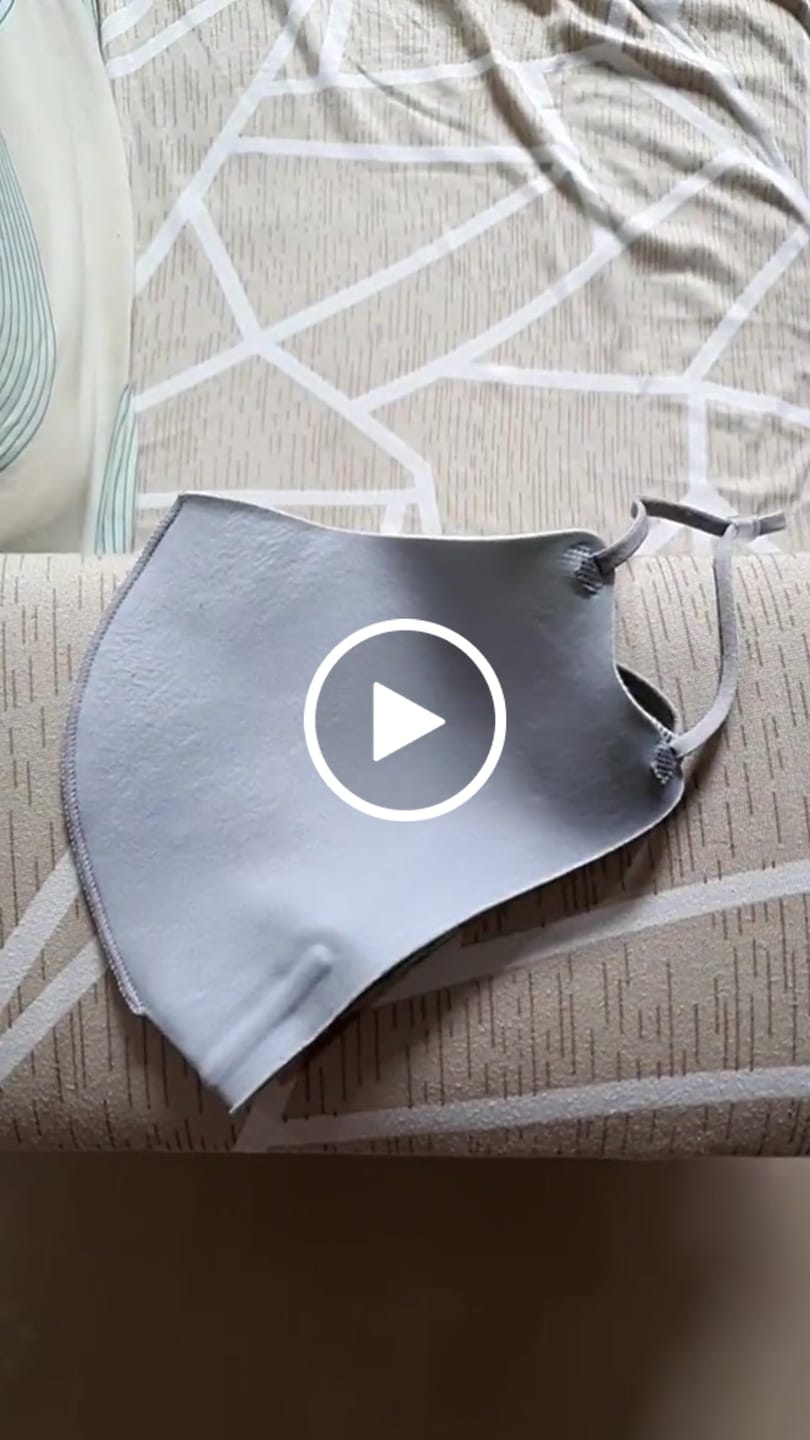 Customer video review of Reusable Copper Face Mask