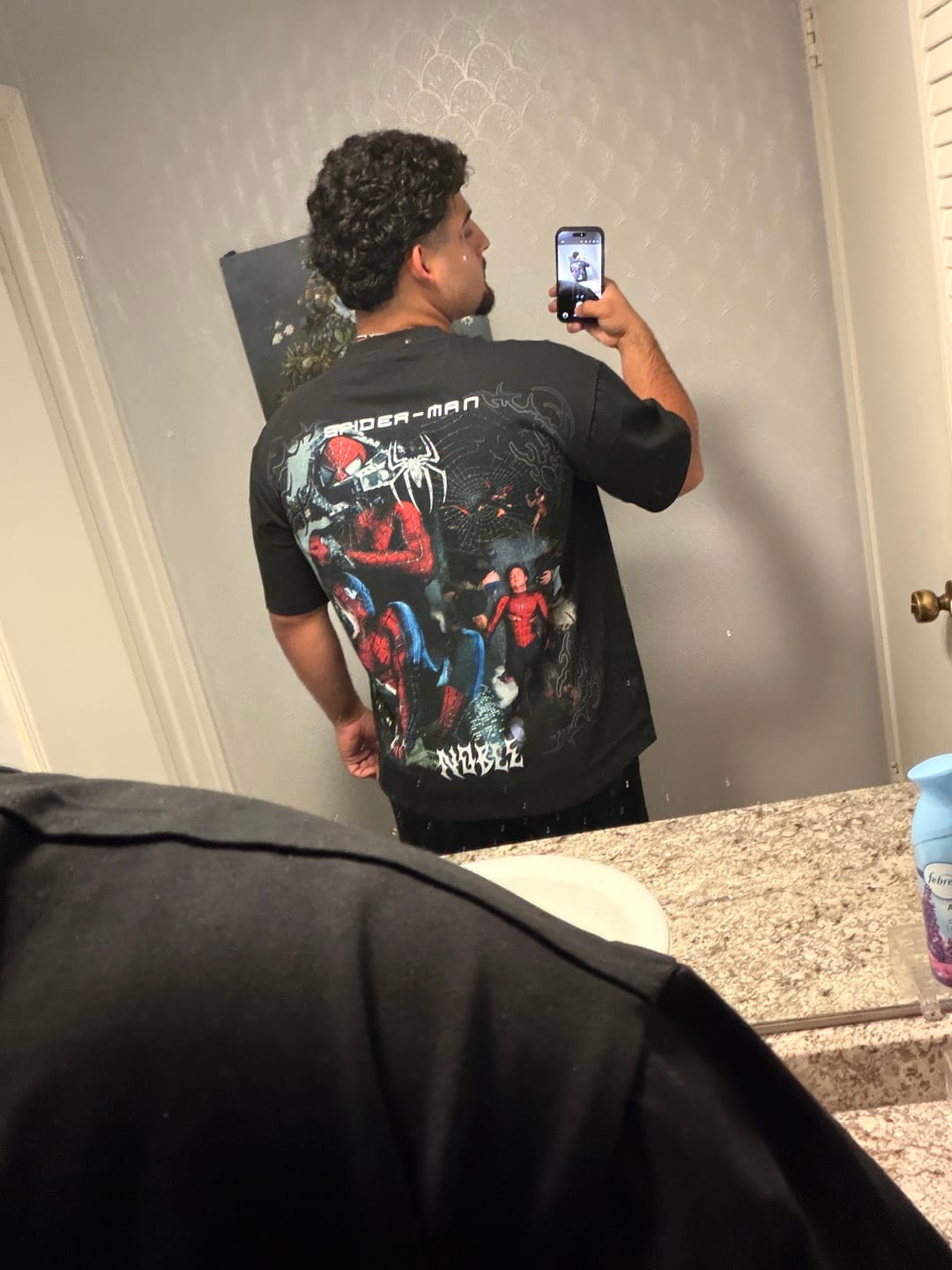 Customer photo review of SAM RAIMI SPIDEY OVERSIZED TEE