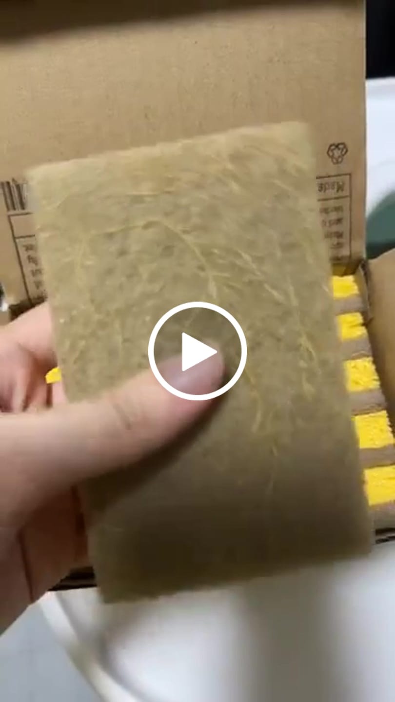 Customer video review of Plant Derived Sponges