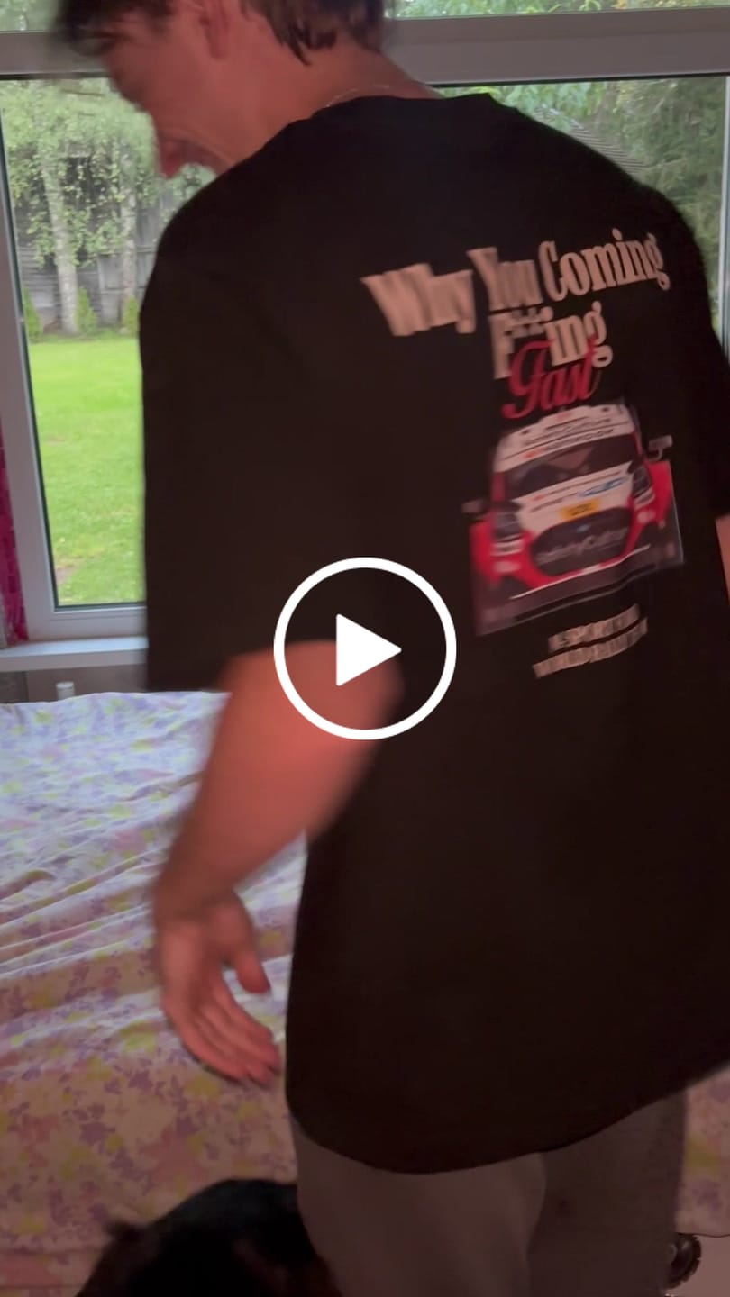 Customer video review of Oversized T-shirt WHY SO FAST
