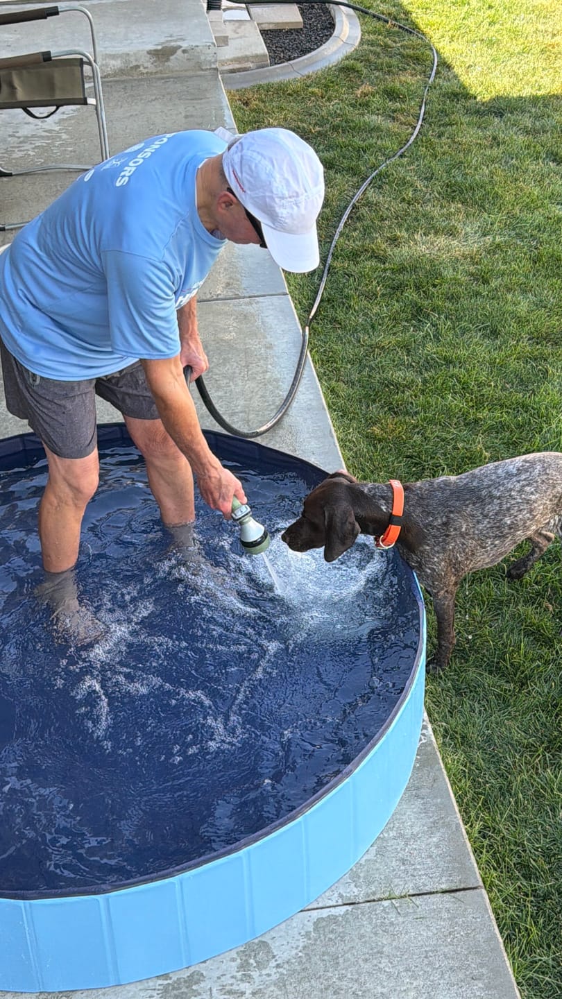 Customer photo review of Team K9® Foldable Dog Pool
