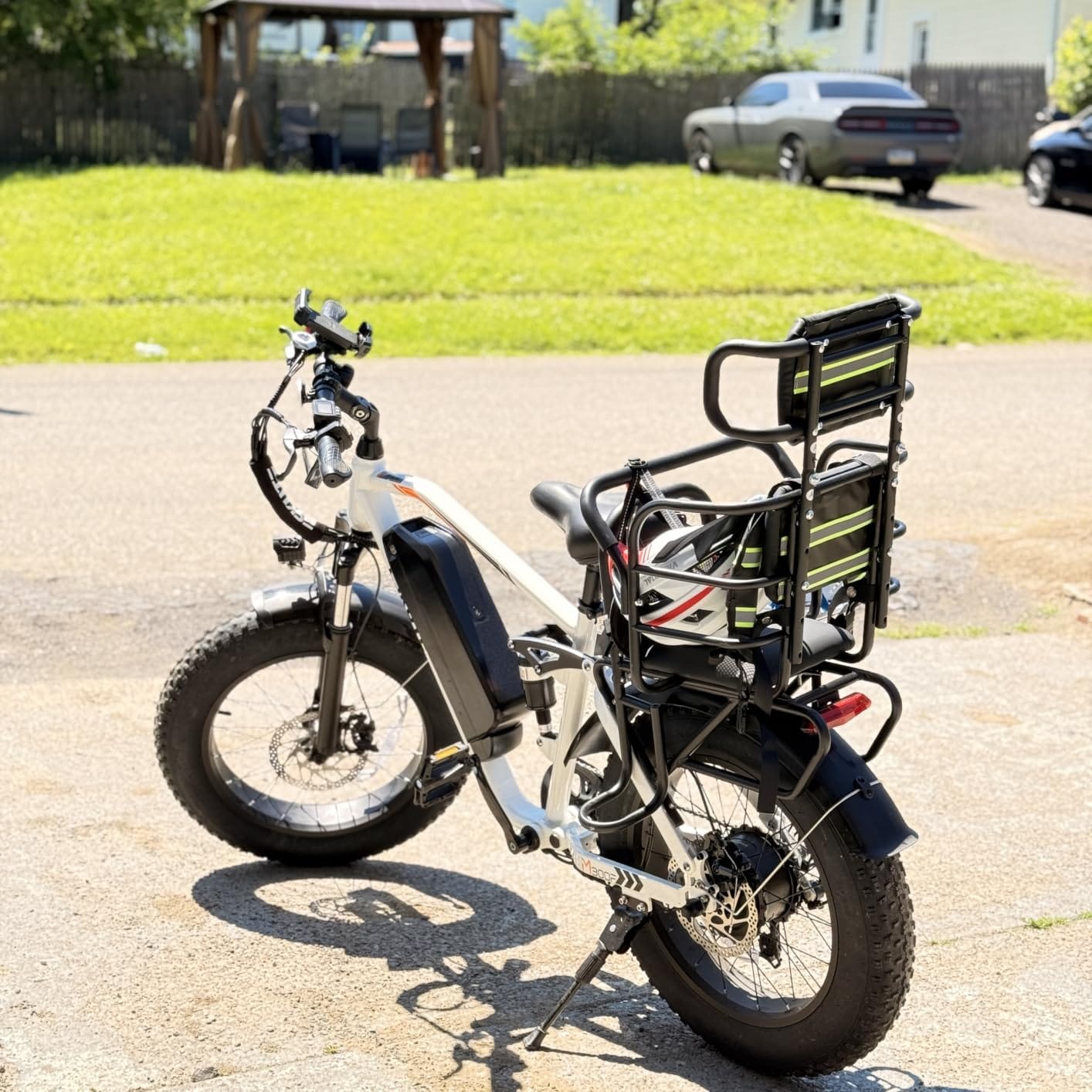 Customer photo review of Eskute® M200F 27.5" Full Suspension Electric Bike
