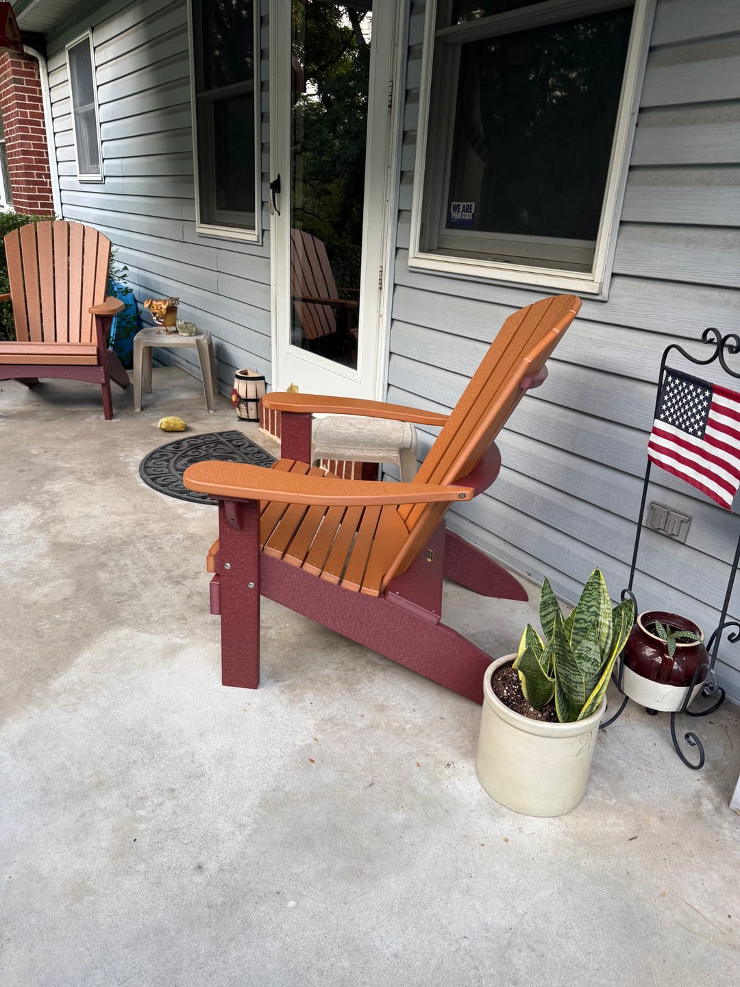 Customer photo review of Set of 4 Adirondack Chairs Original King Size