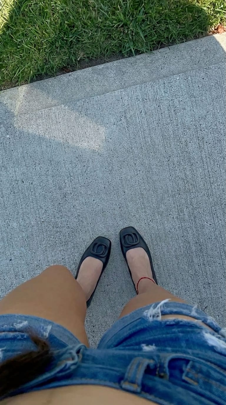 Customer photo review of OPIUM | FLATS DE CUERO