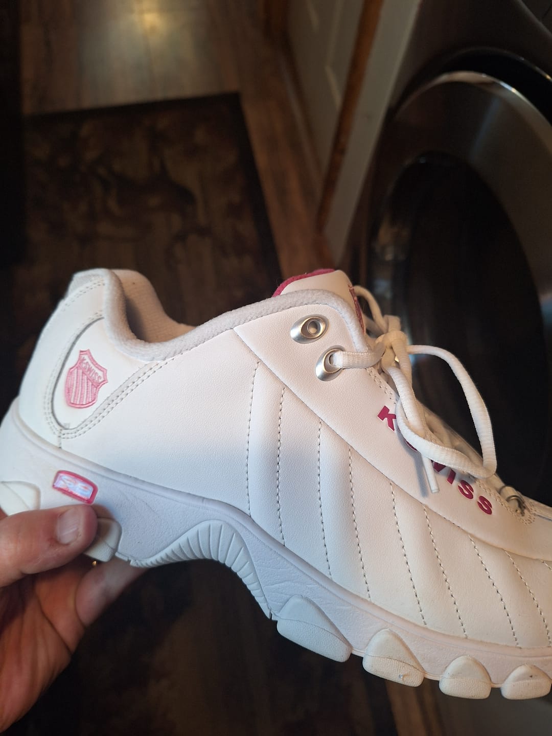 Customer photo review of 93426-156-W | ST329 CMF | WHITE/SHOCKING PINK