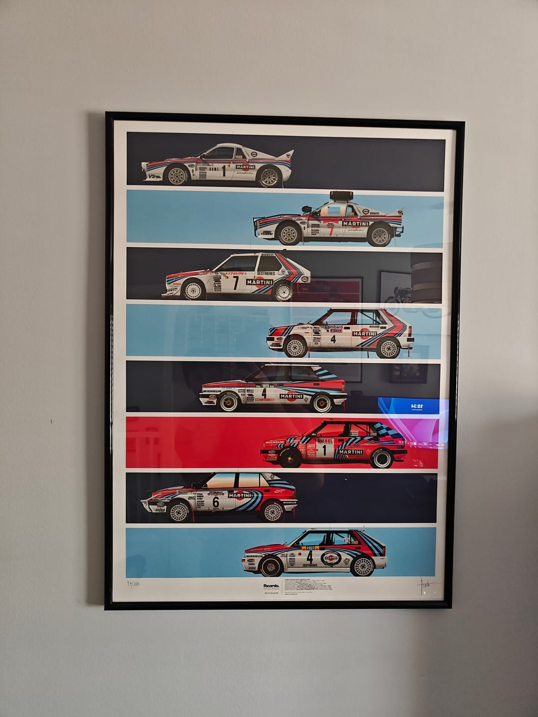 Customer photo review of Lancia Martini Print — Graphic Story
