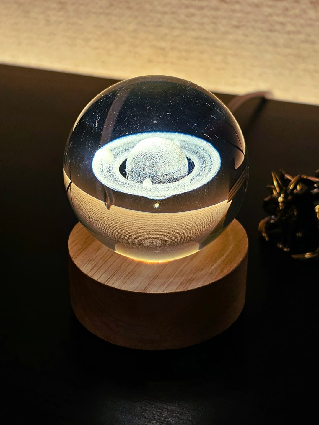 Customer photo review of Crystal Space Lamp