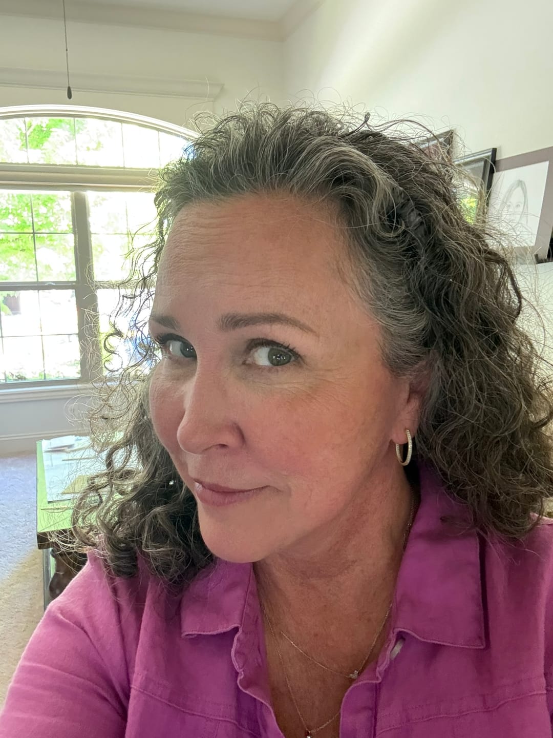 Customer photo review of Hair Match Comfort Curve™ Silk Headbands
