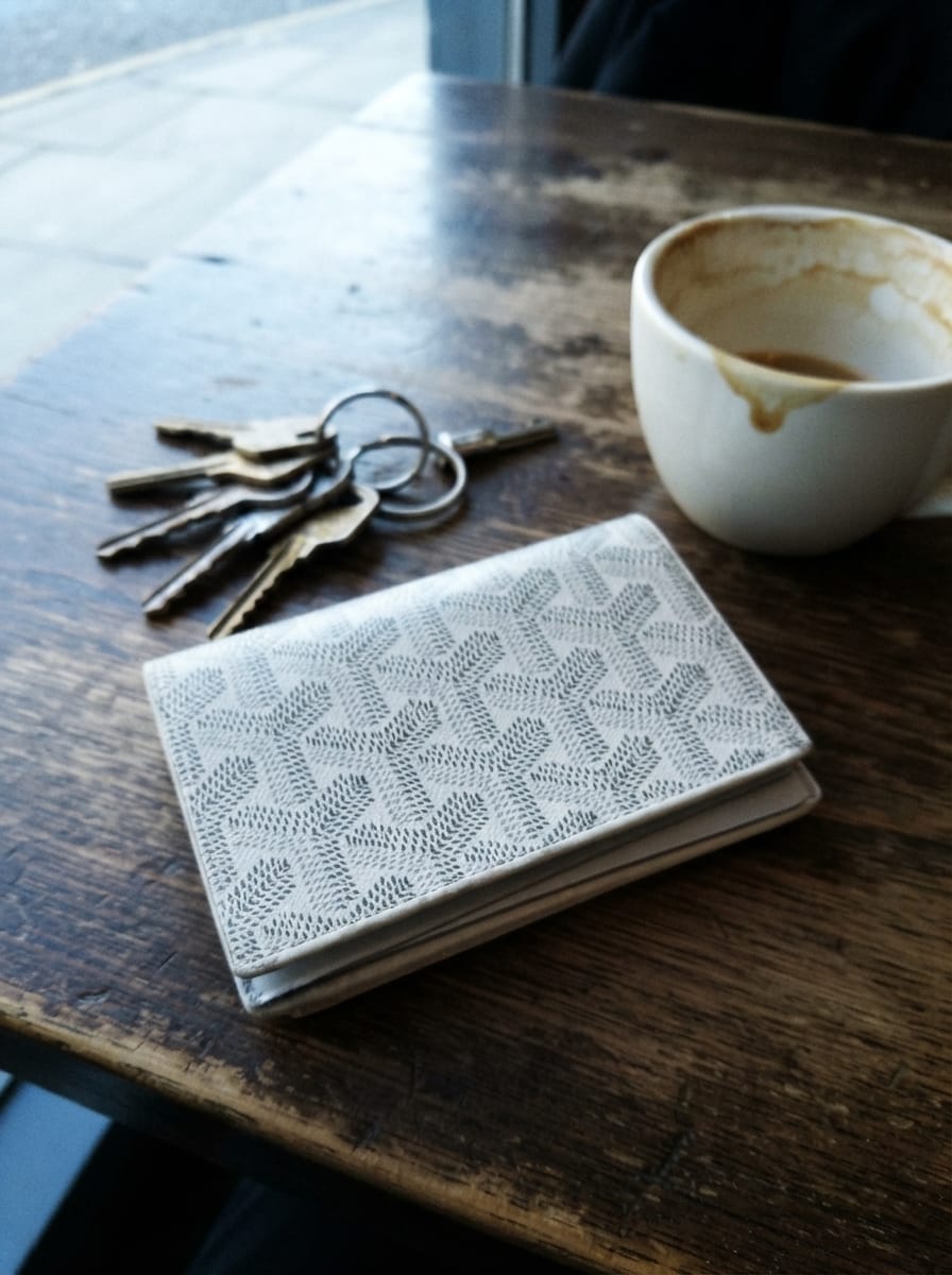 Customer photo review of Honoré Chevron Card Wallet