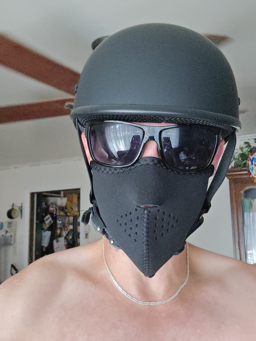 Customer photo review of SOA Smallest Lightest DOT Beanie Flat Black No Peak