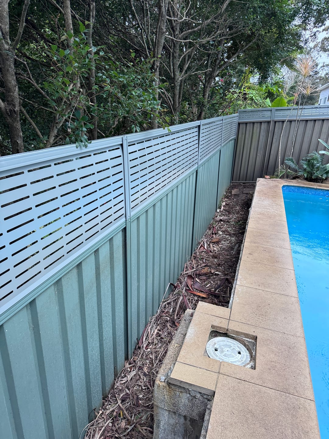 Customer photo review of Fence Extensions for Colorbond Fences