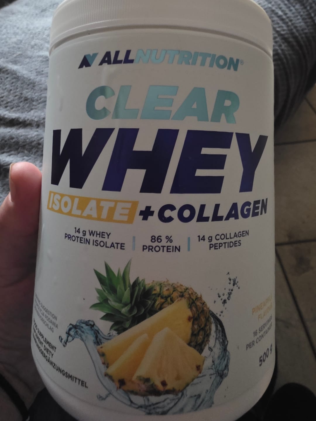 Customer photo review of Clear Whey Isolate + Collagen
