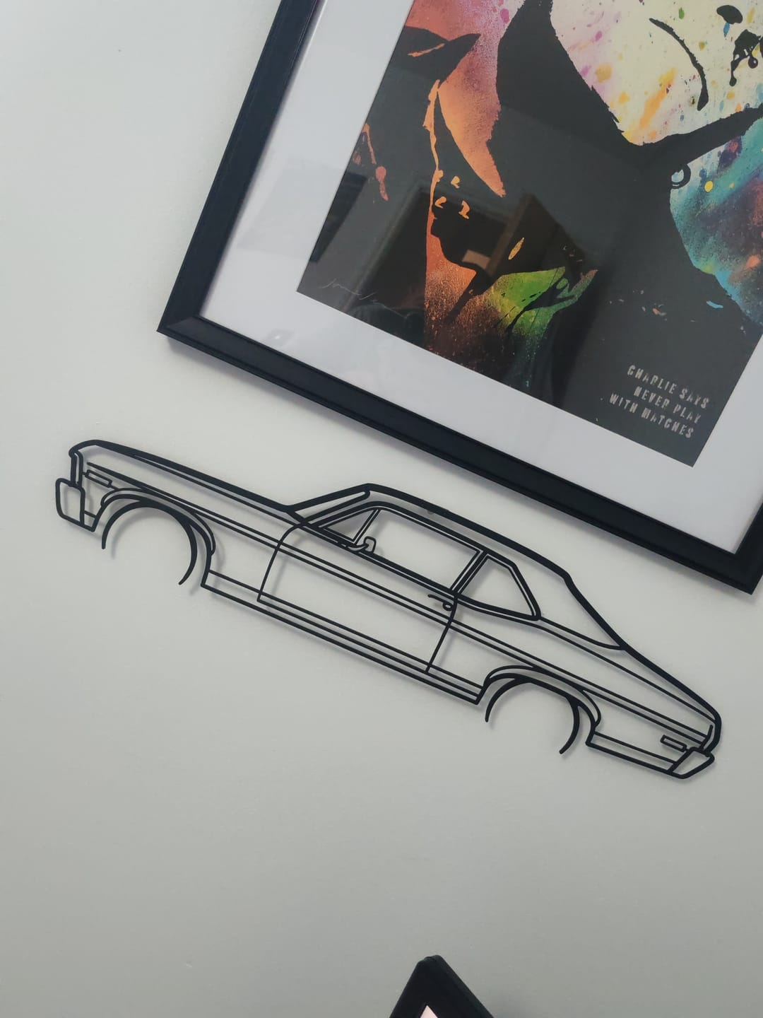Customer photo review of Nova 1972 Detailed Silhouette Metal Wall Art