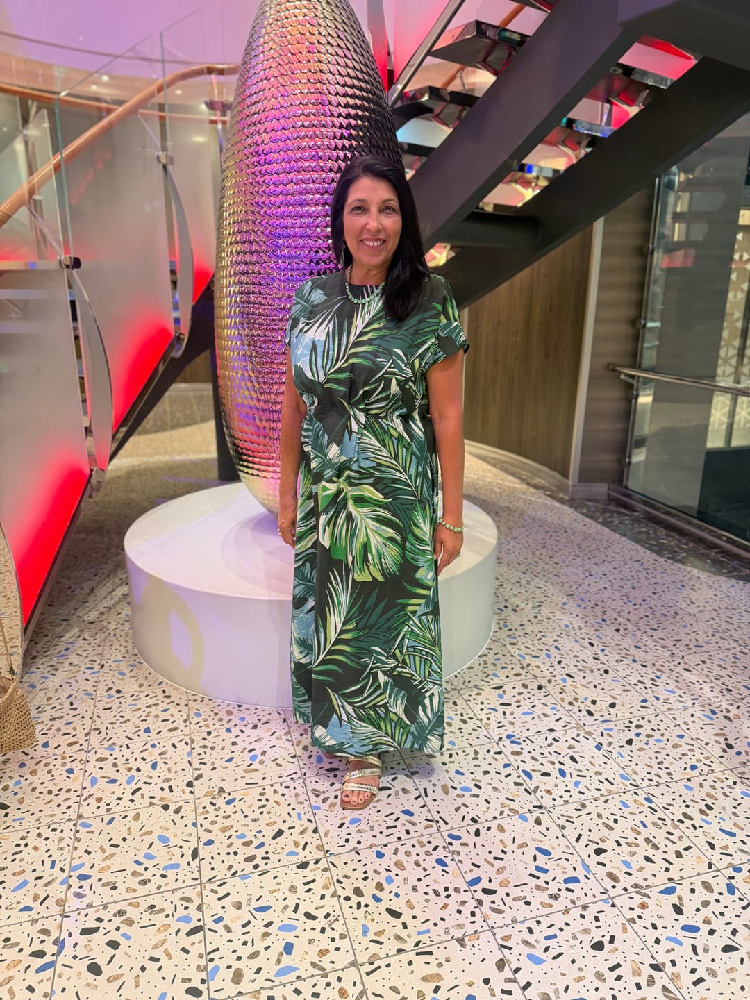 Customer photo review of Tropical Escape Dress