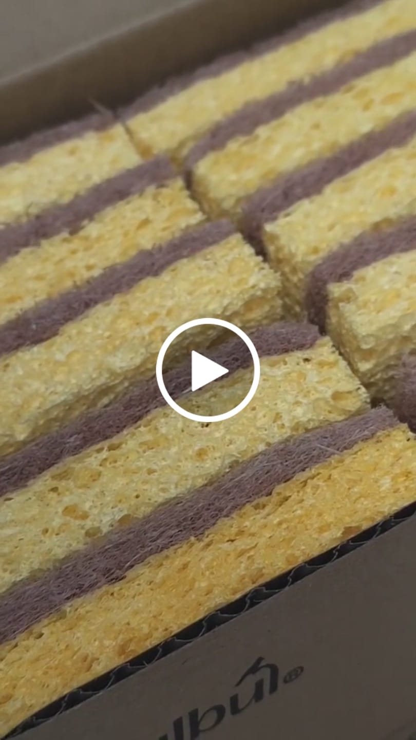 Customer video review of Plant Derived Sponges