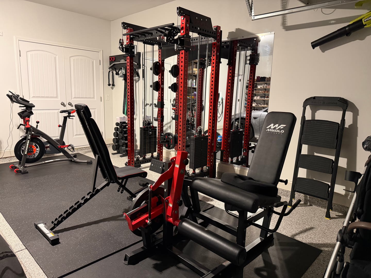 Customer photo review of NOVA™ Progressive Load Leg Extension & Curl Machine