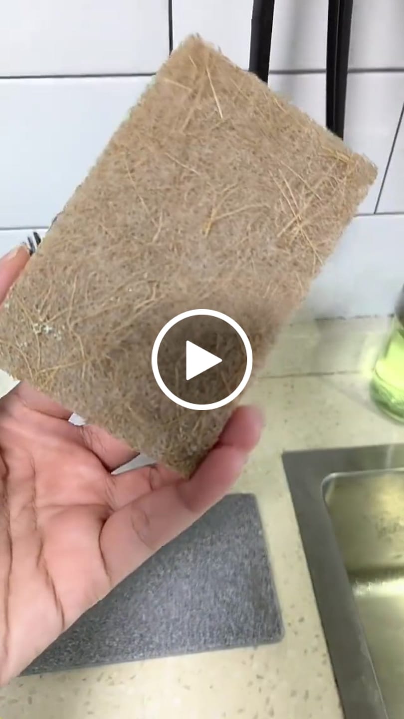 Customer video review of Plant Derived Sponges