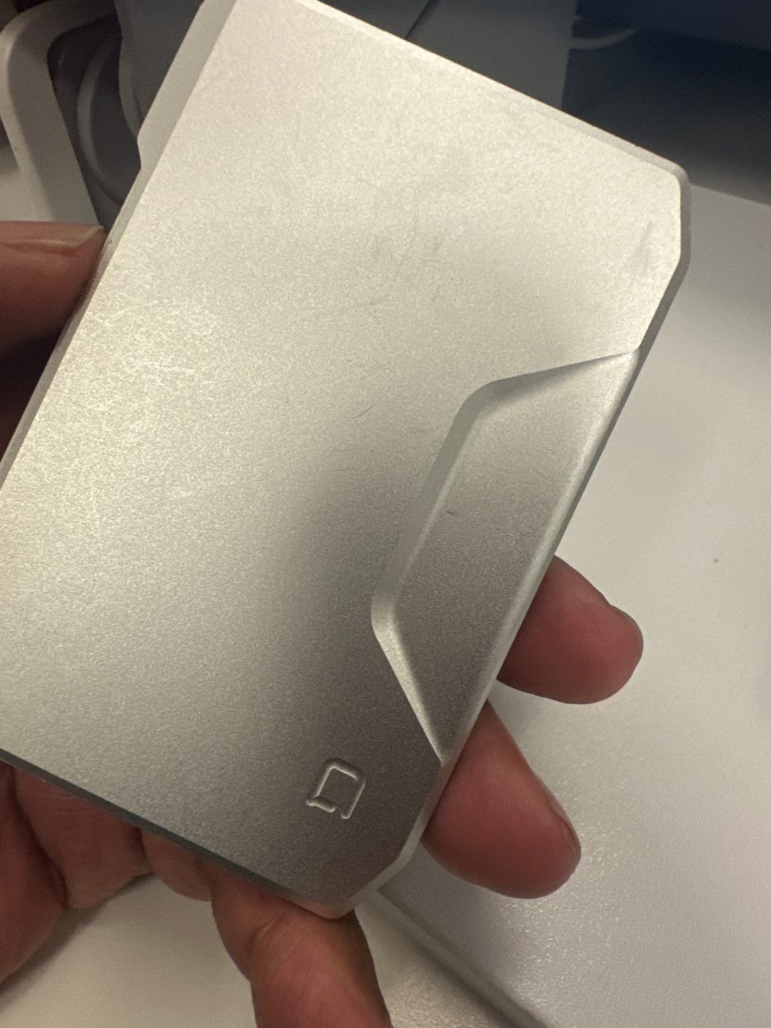 Customer photo review of SK1 Slide Kick Wallet with Titanium Money Clip