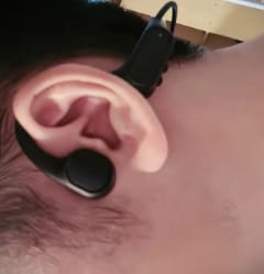 Customer photo review of Auriculares de conducción ósea Pro sistem