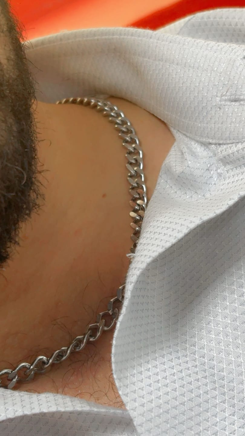 Customer photo review of Sterling Silver Promise Necklace