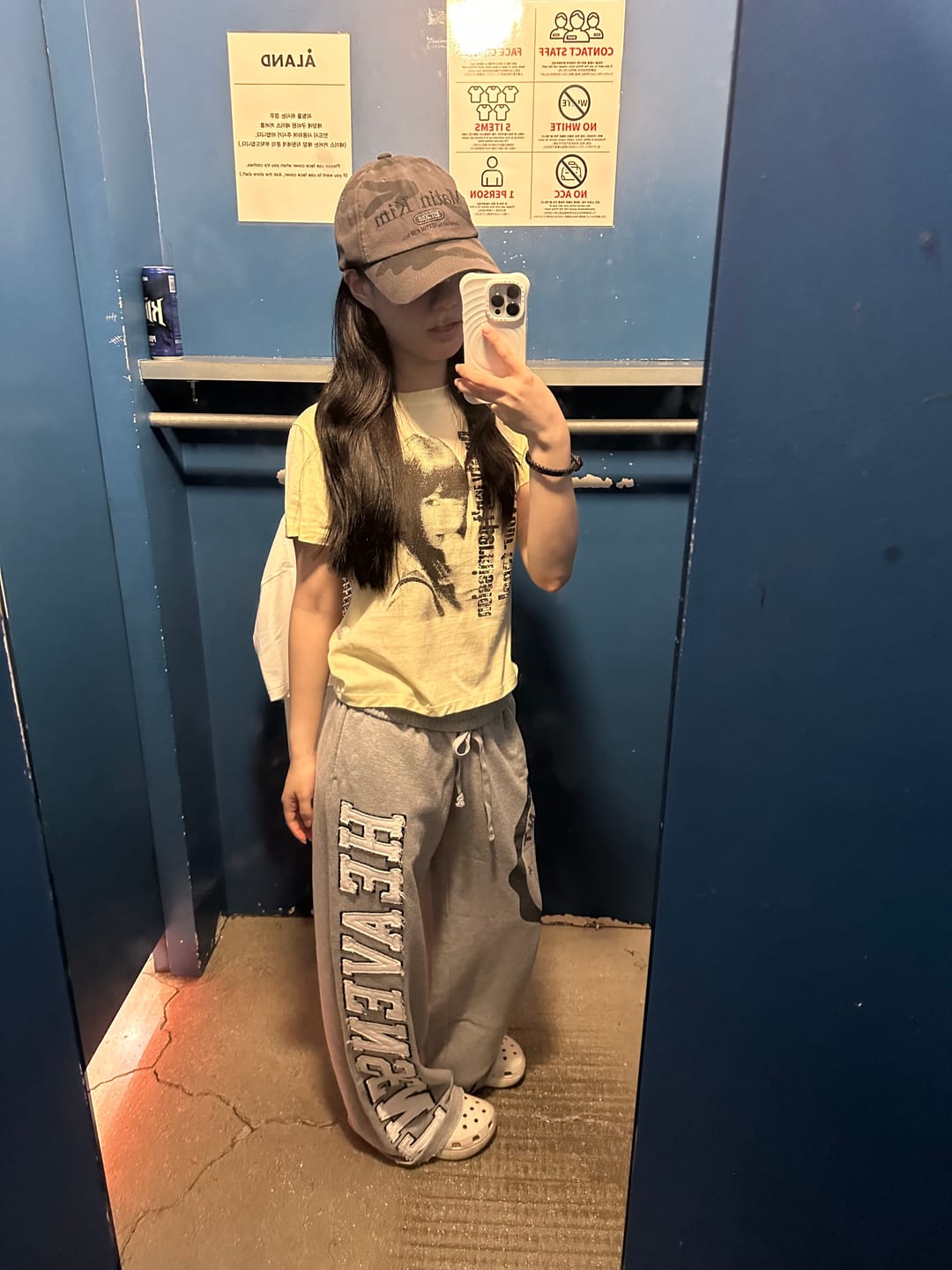 Customer photo review of Varsity Sweats